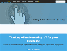 Tablet Screenshot of advanchip.com